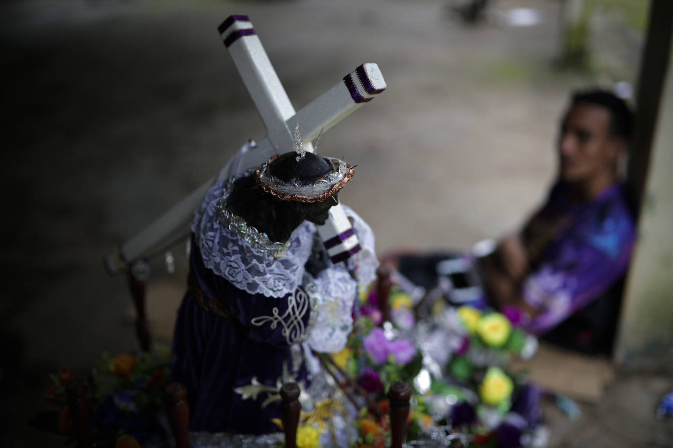 Fotos: Peregrinos del Cristo Negro