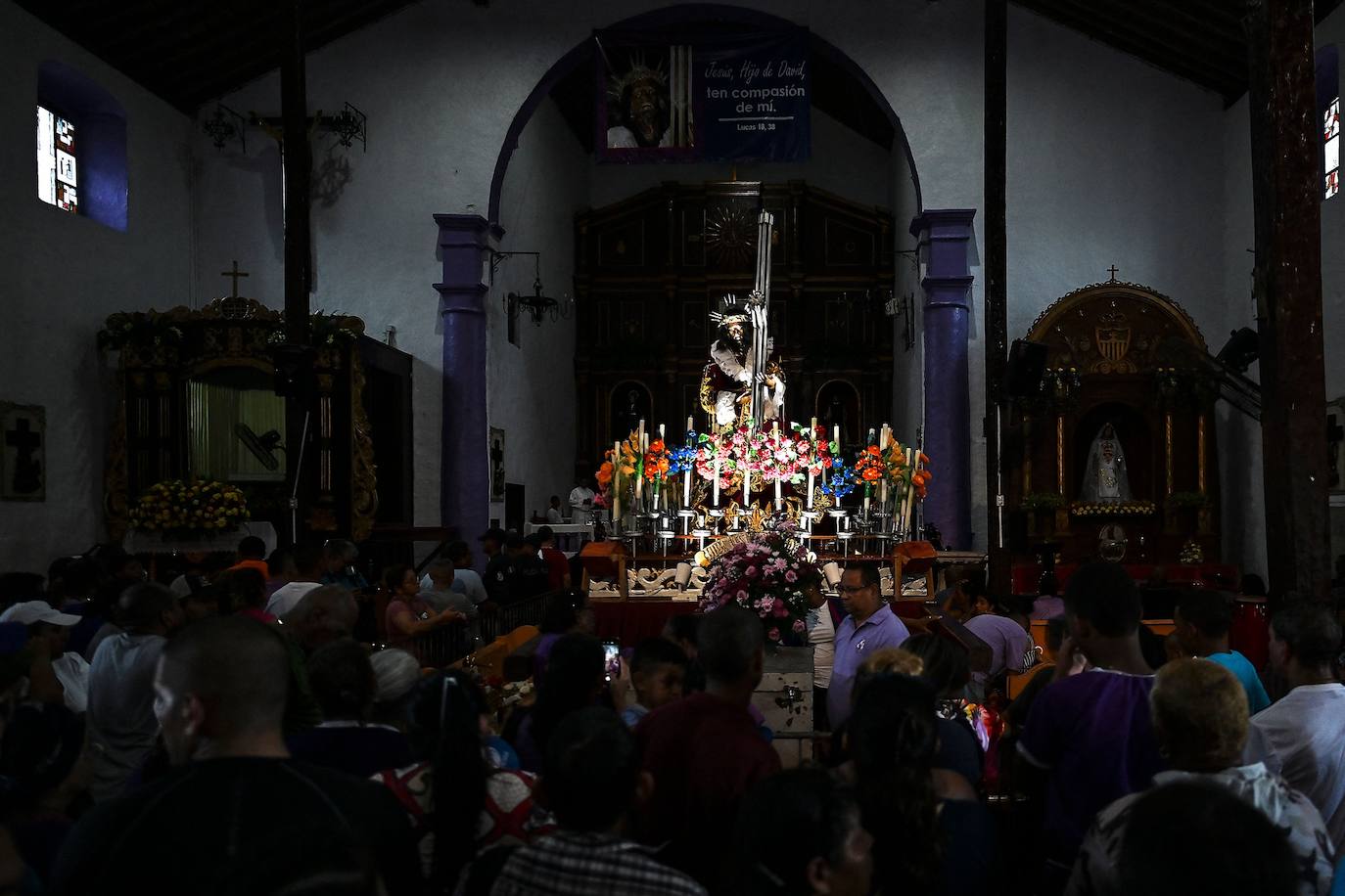 Fotos: Peregrinos del Cristo Negro