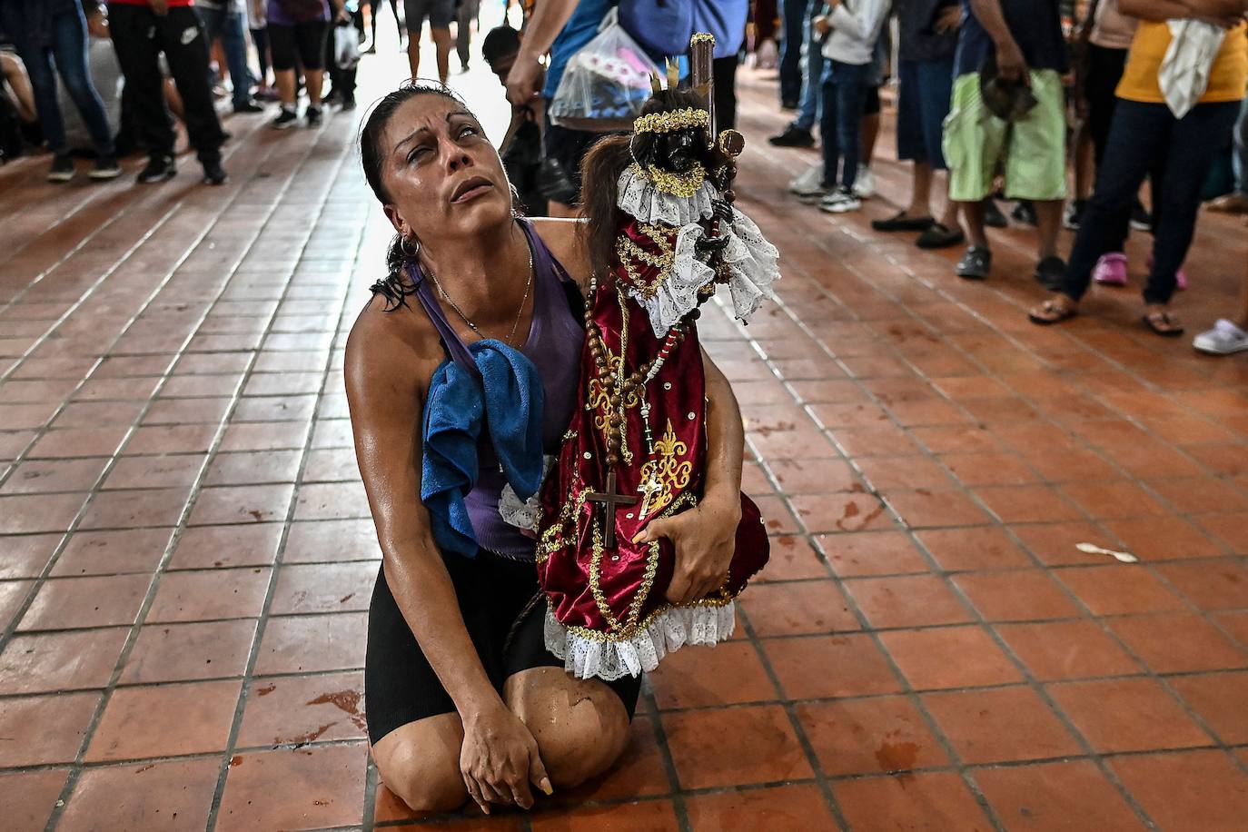 Fotos: Peregrinos del Cristo Negro