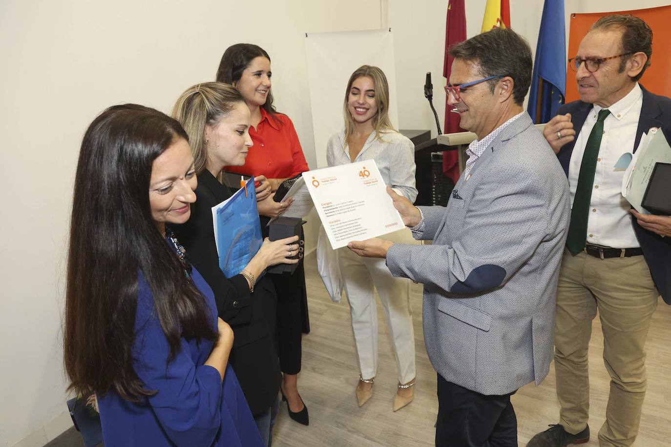 Fotos: El 40 aniversario del Colegio Oficial de Trabajo Social de la Región, en imágenes