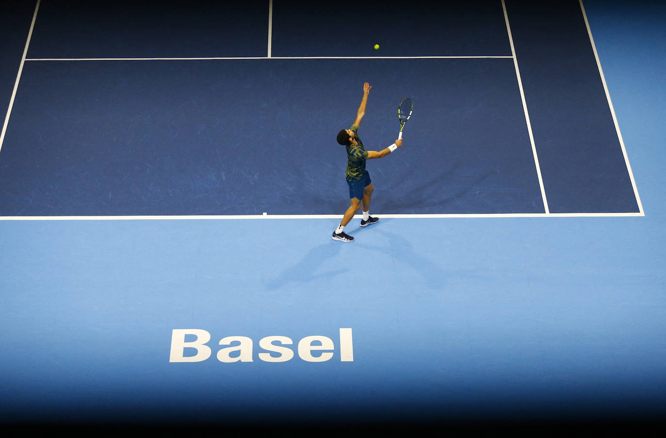 Fotos: El partido entre Carlos Alcaraz y Aliassime del ATP 500 de Basilea, en imágenes