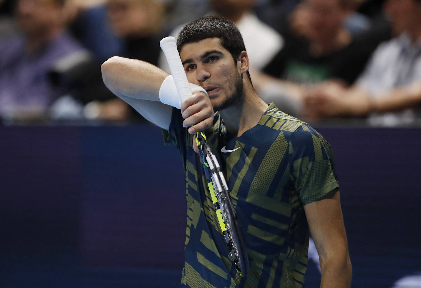 Fotos: El partido entre Carlos Alcaraz y Aliassime del ATP 500 de Basilea, en imágenes