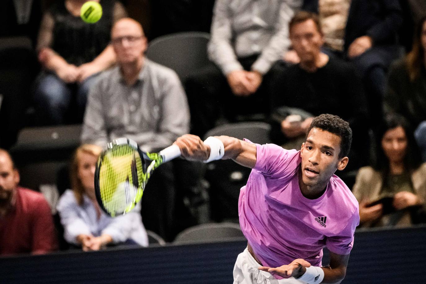 Fotos: El partido entre Carlos Alcaraz y Aliassime del ATP 500 de Basilea, en imágenes