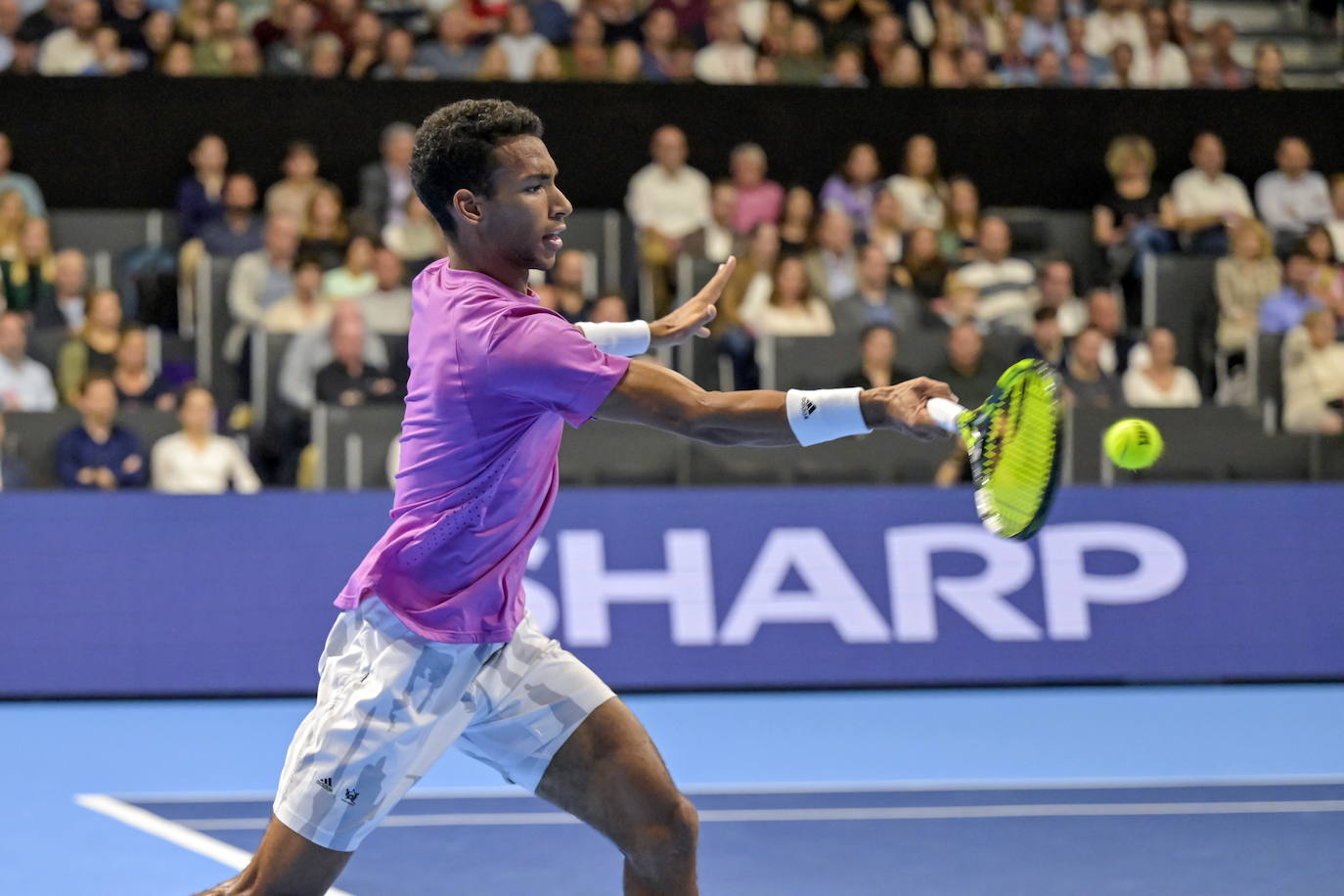 Fotos: El partido entre Carlos Alcaraz y Aliassime del ATP 500 de Basilea, en imágenes