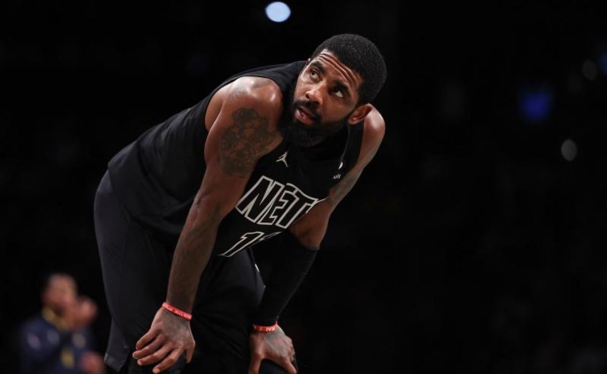 Kyrie Irving durante un partido de la NBA. 