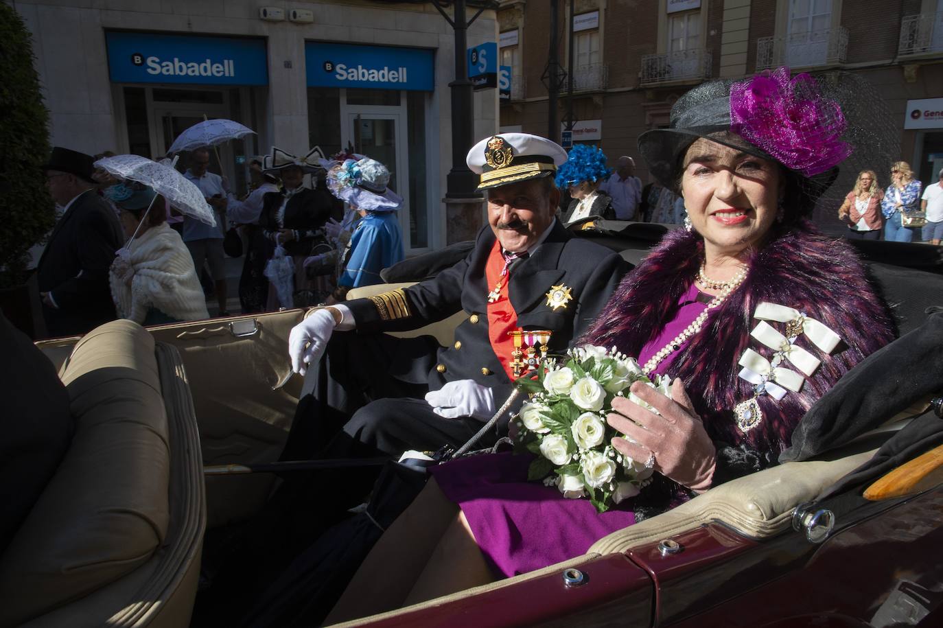 Fotos: Recreación de una visita de Alfonso XIII