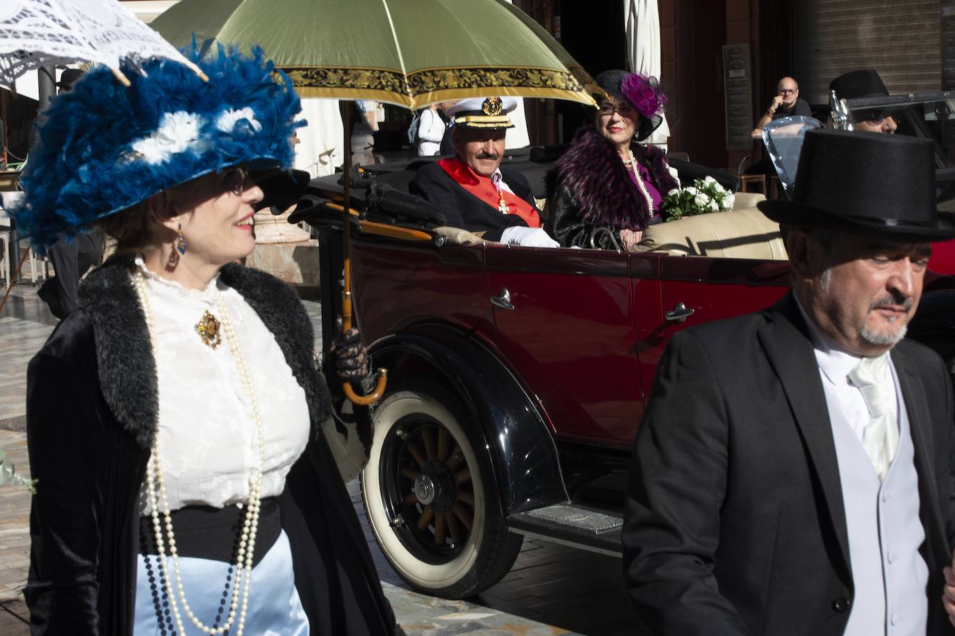 Fotos: Recreación de una visita de Alfonso XIII