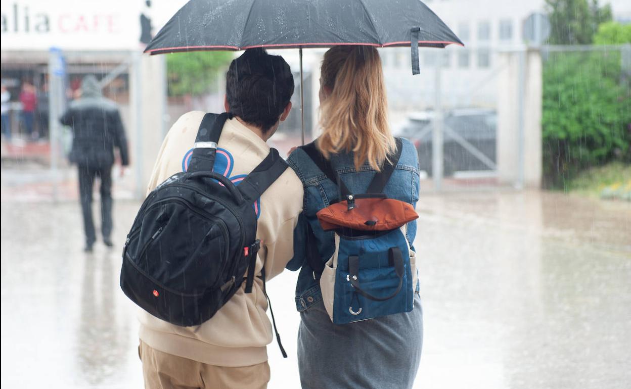 Las lluvias llegarán a la Región de Murcia la próxima semana. 