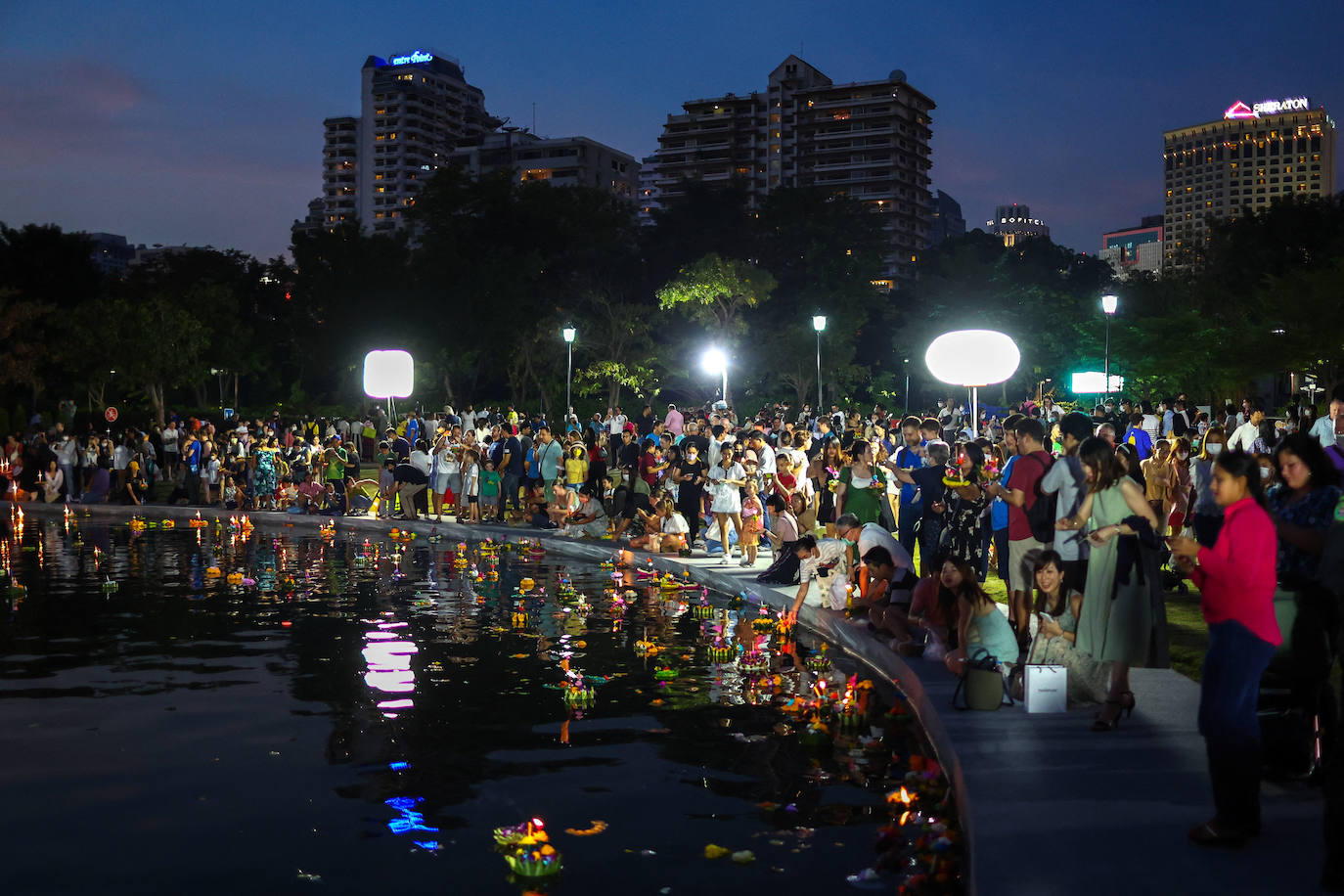 Fotos: Festival Loy Krathong en Bangkok