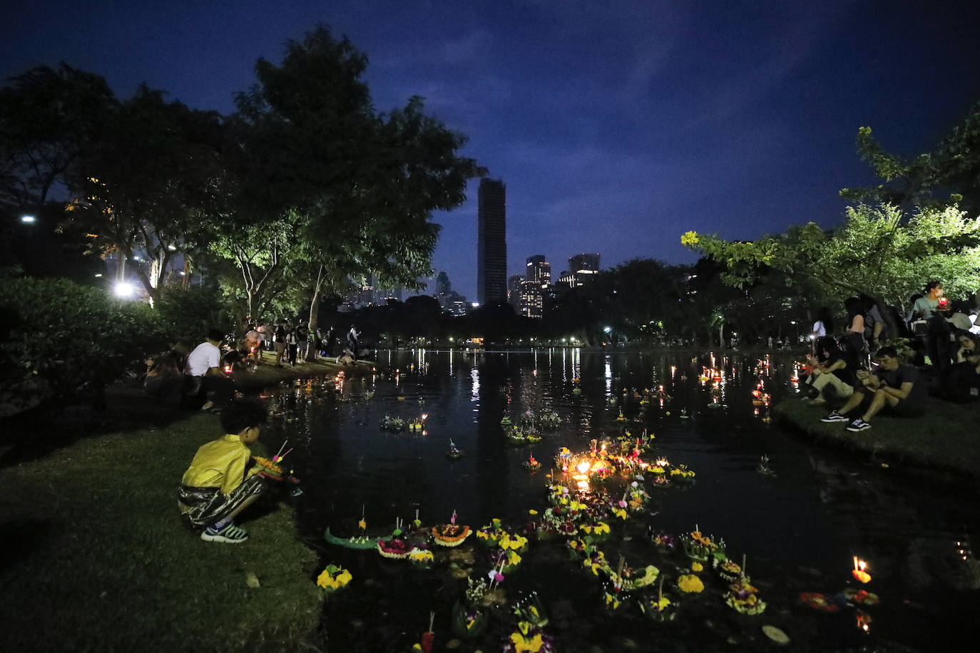 Fotos: Festival Loy Krathong en Bangkok