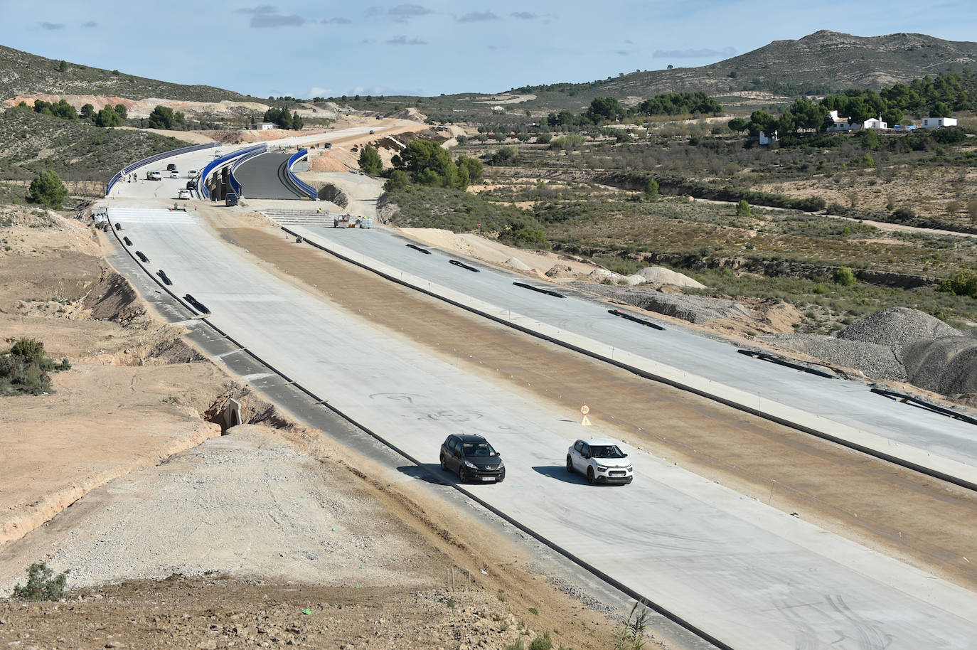 Fotos: Las obras de la autovía del Altiplano, en imágenes