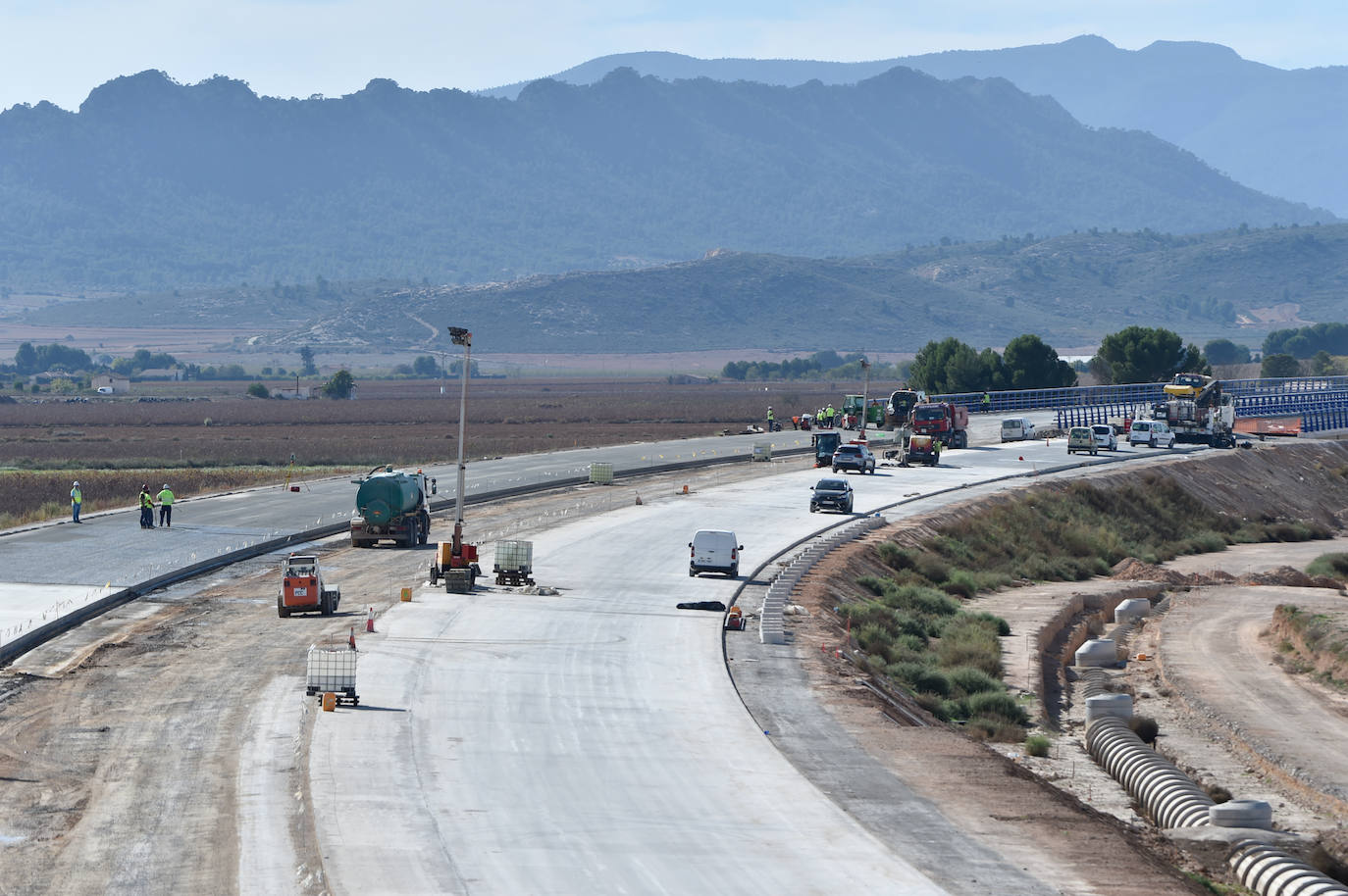 Fotos: Las obras de la autovía del Altiplano, en imágenes