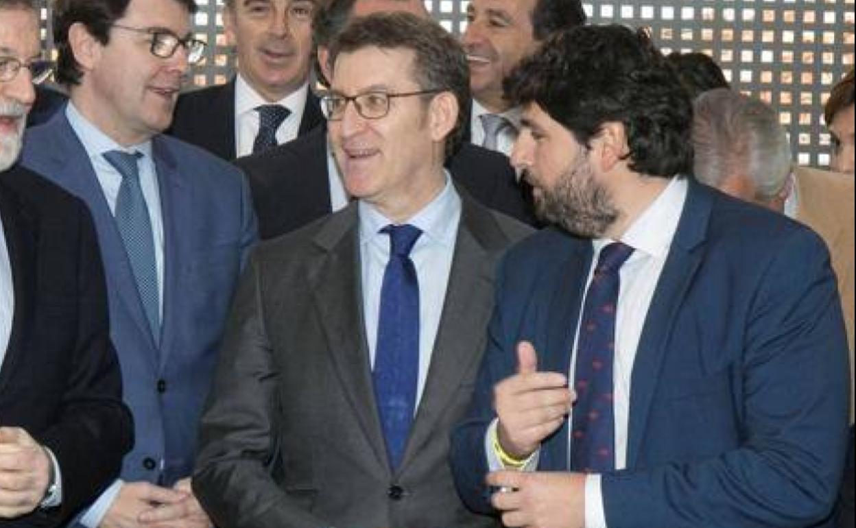 Feijóo y López Miras, en una imagen de archivo.