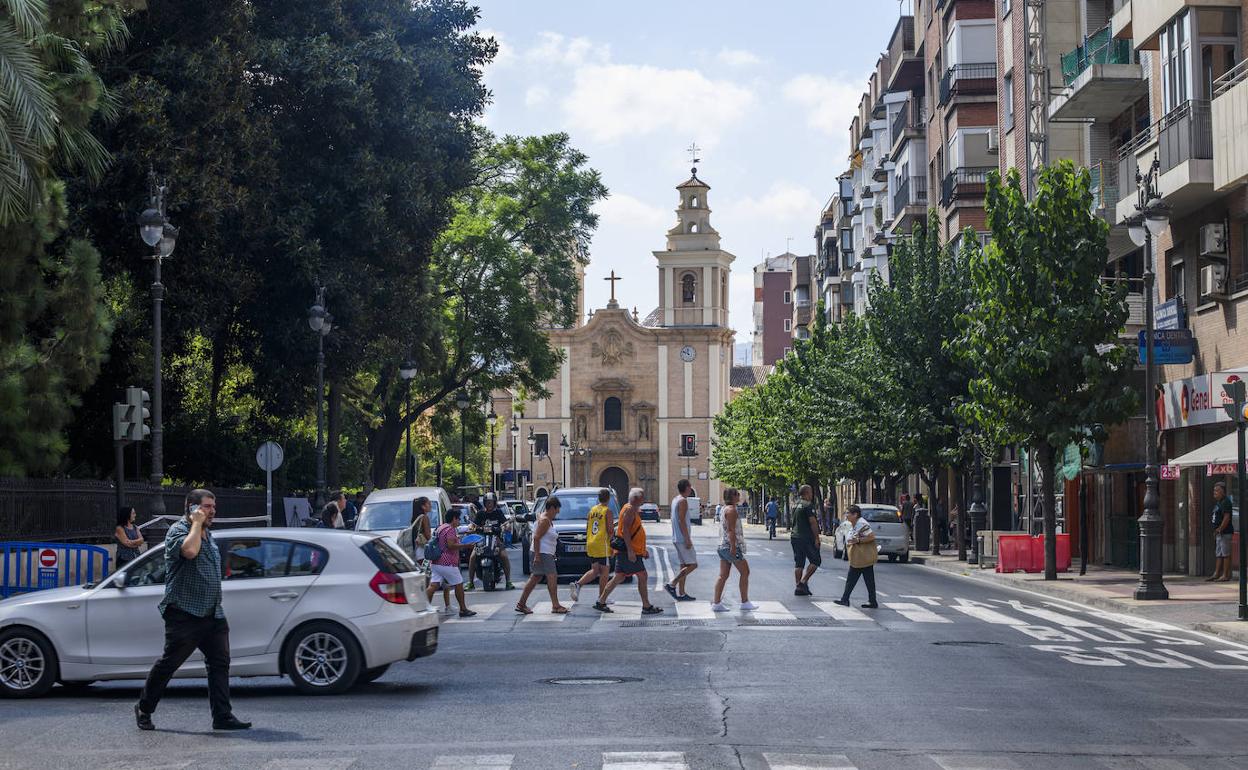 La Alameda de Colón de Murcia, una de las calles que vivirá una profunda transformación.