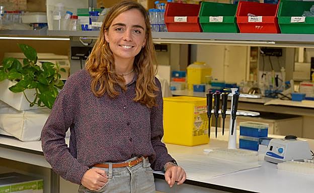 Belén de la Morena, en el Centro de Hemodonación de Murcia. 