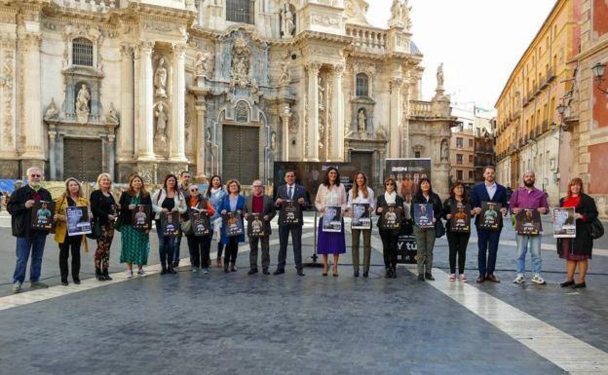 Presentación de la campaña en la Catedral de Murcia, el pasado 14 de noviembre. 