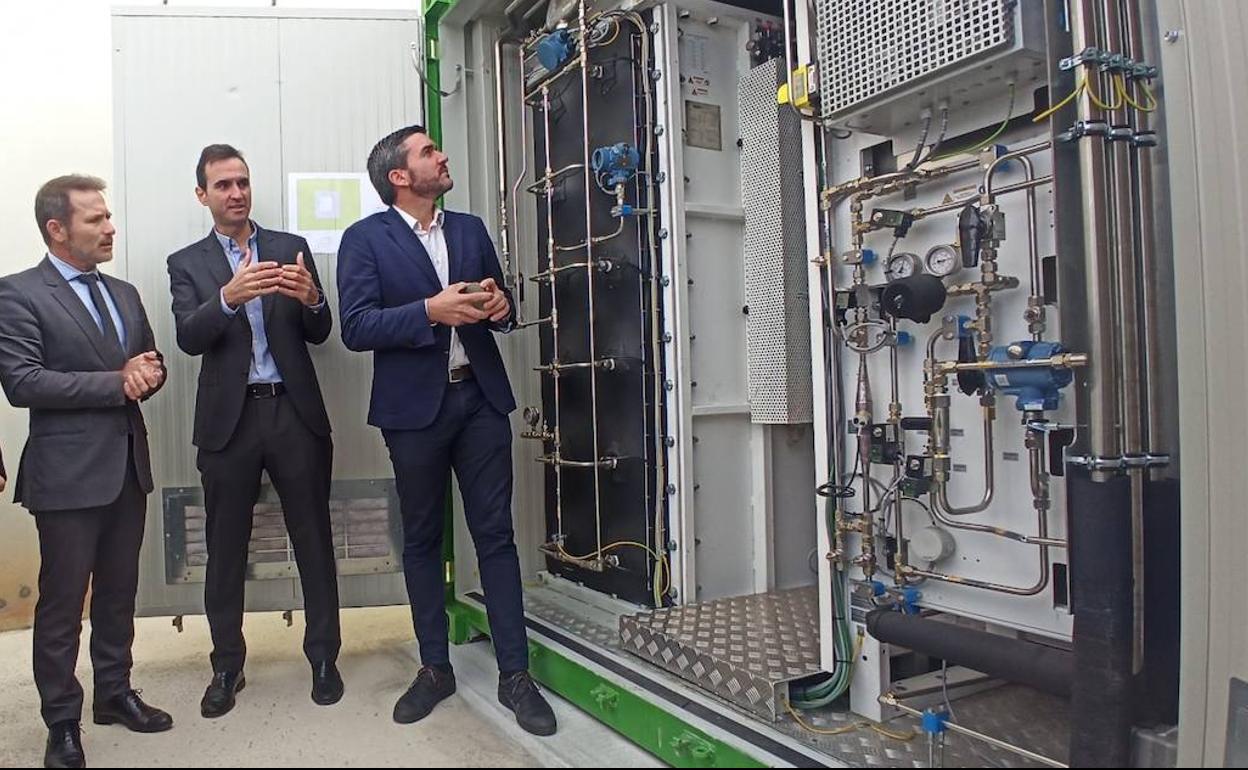 Primer equipo de hidrógeno verde en España.