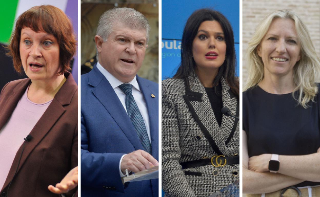 María Marín. José Vélez. Miriam Guardiola. María José Ros. 