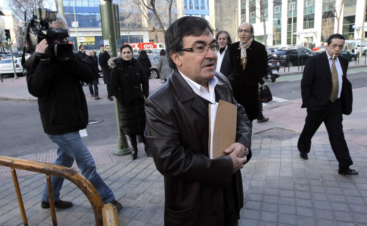 Vicente Belda, en 2013, durante la 'Operación Puerto'. 