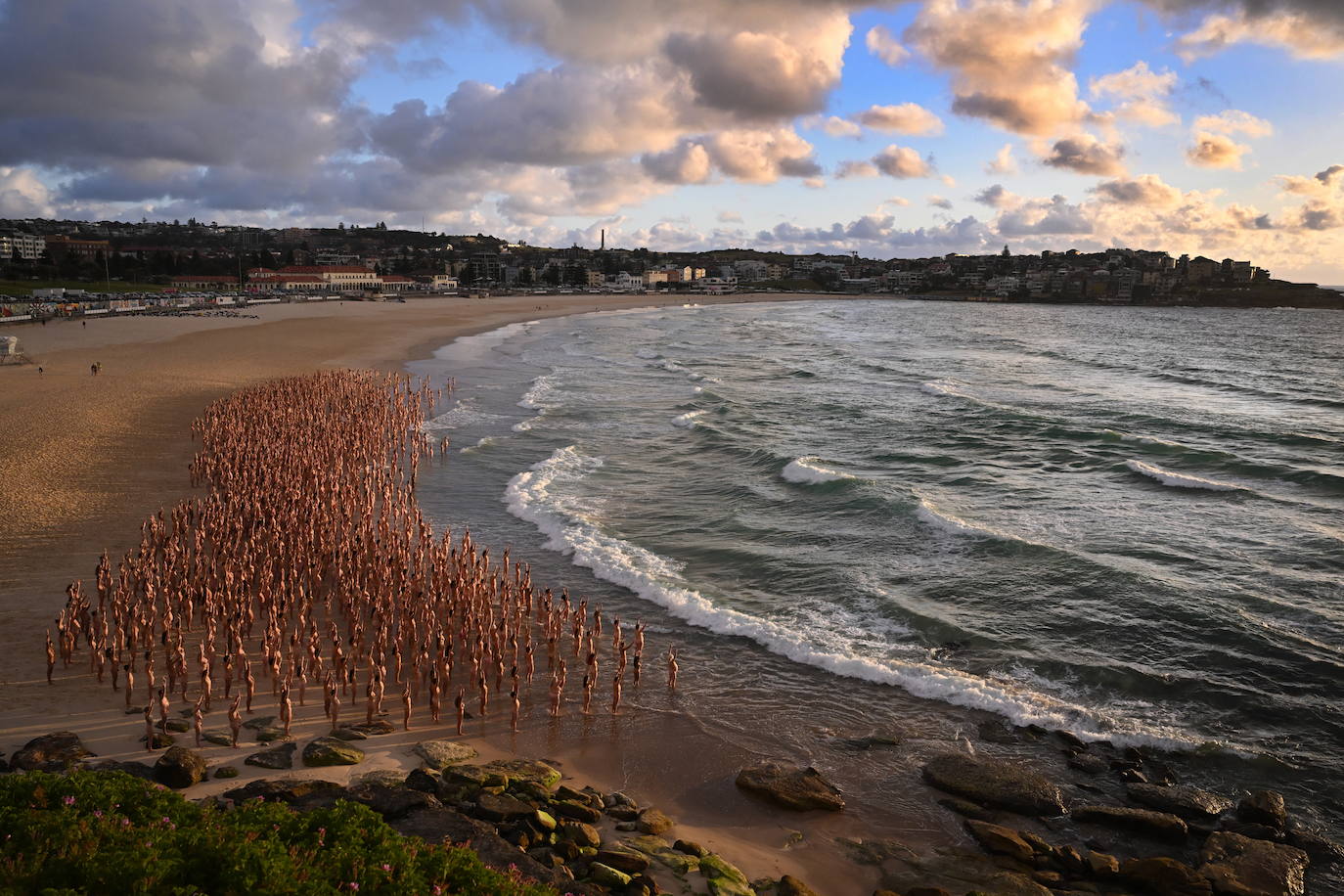 Fotos: Desnudos para Spencer Tunick