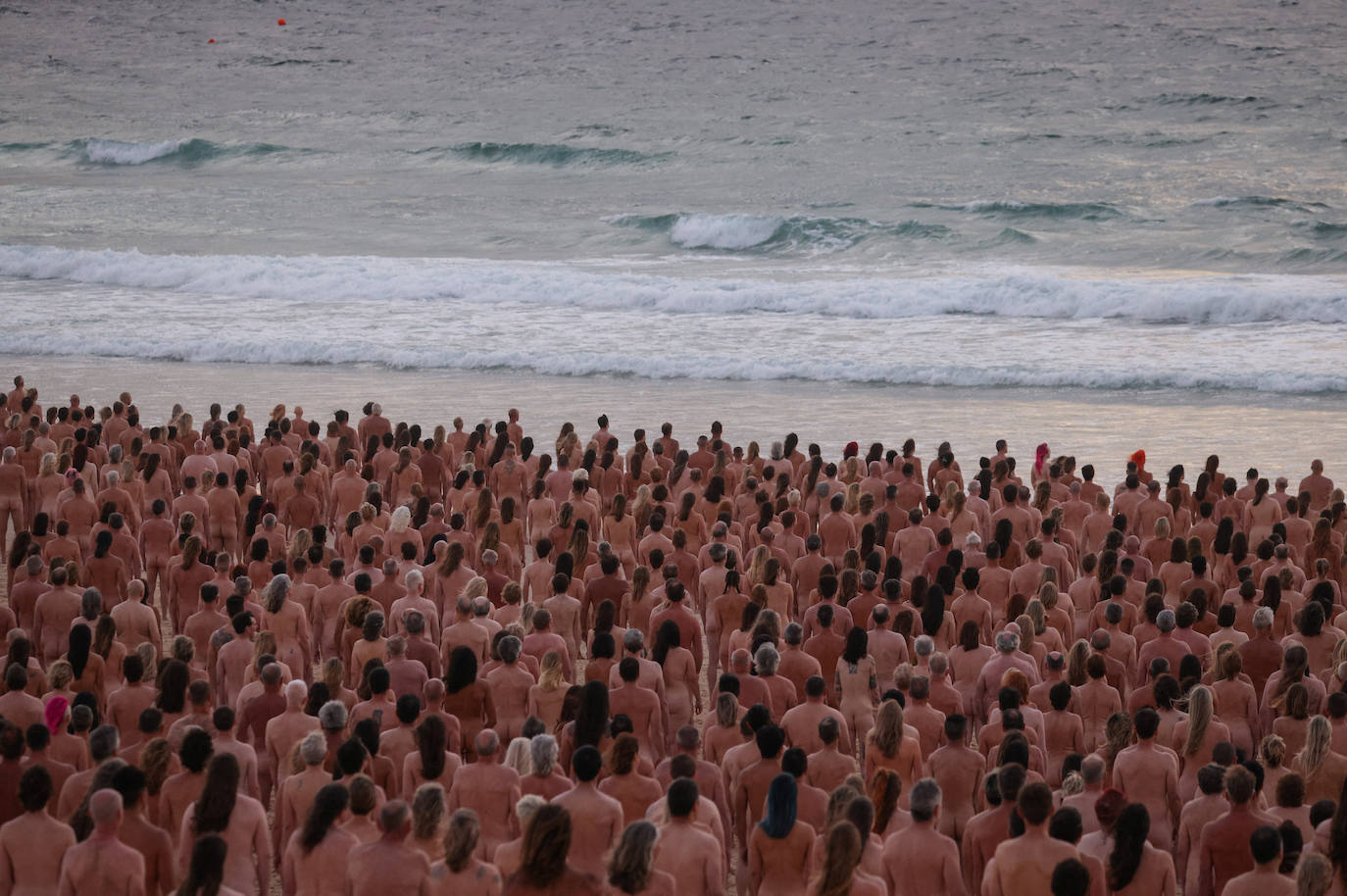 Fotos: Desnudos para Spencer Tunick