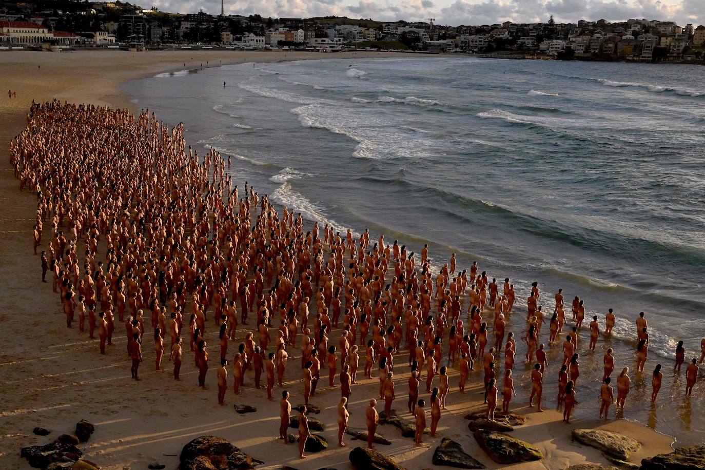 Fotos: Desnudos para Spencer Tunick