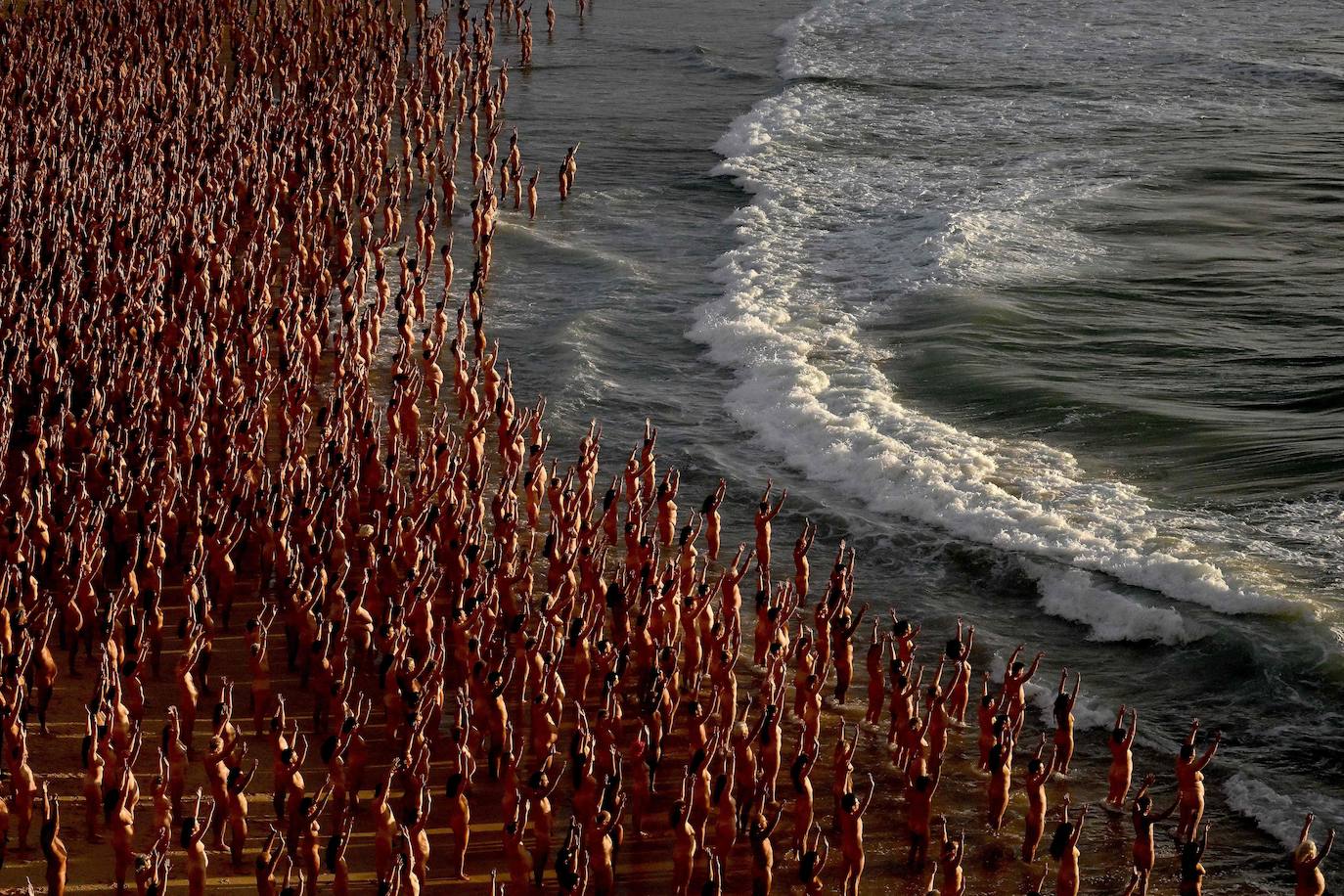 Fotos: Desnudos para Spencer Tunick