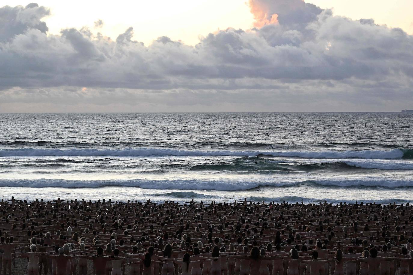 Fotos: Desnudos para Spencer Tunick