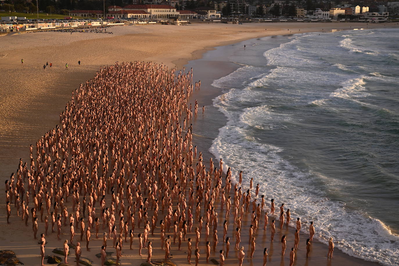 Fotos: Desnudos para Spencer Tunick