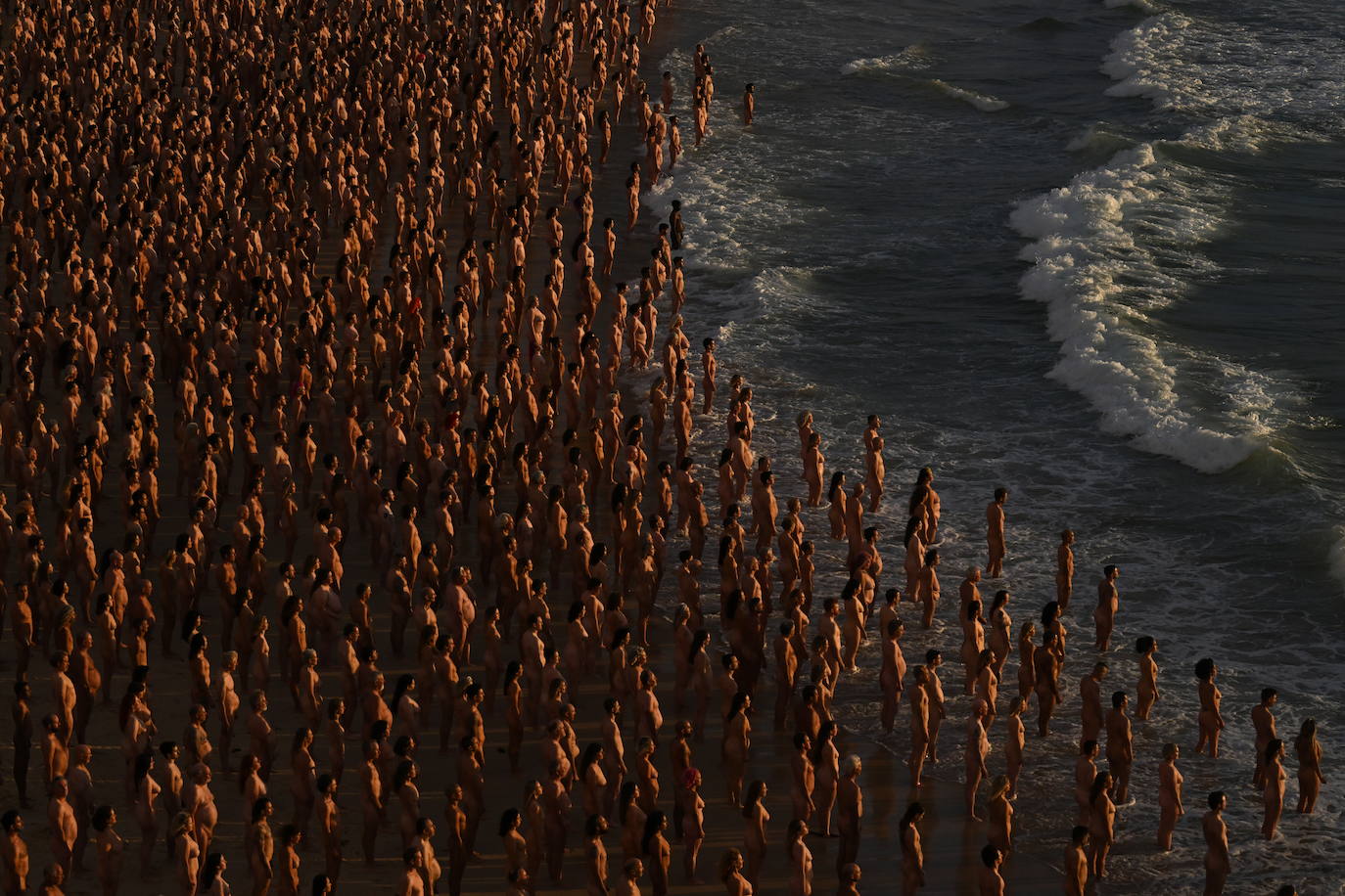 Fotos: Desnudos para Spencer Tunick