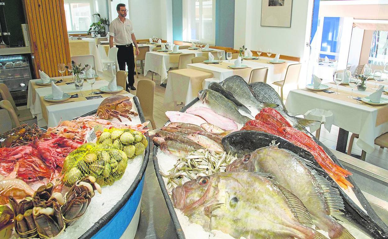 El producto del día, a la vista en el comedor.