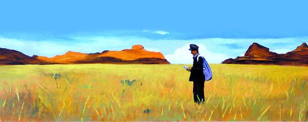 'El cartero'. «Caminando entre las rocas dimos con un hombre de cierta edad que vivía en El Quisco y recordaba haber visto de niño a Neruda paseando por allí como si tal cosa». 