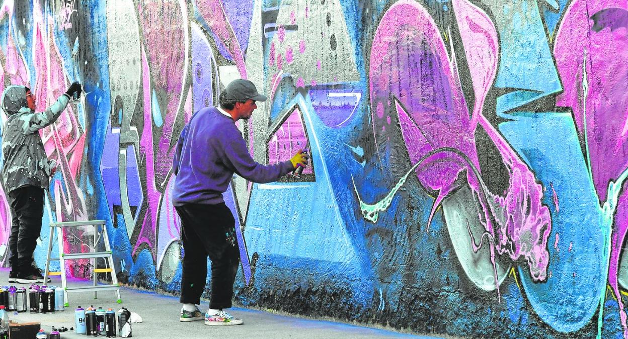 Una jornada de hip hop y grafitis en San Pío X