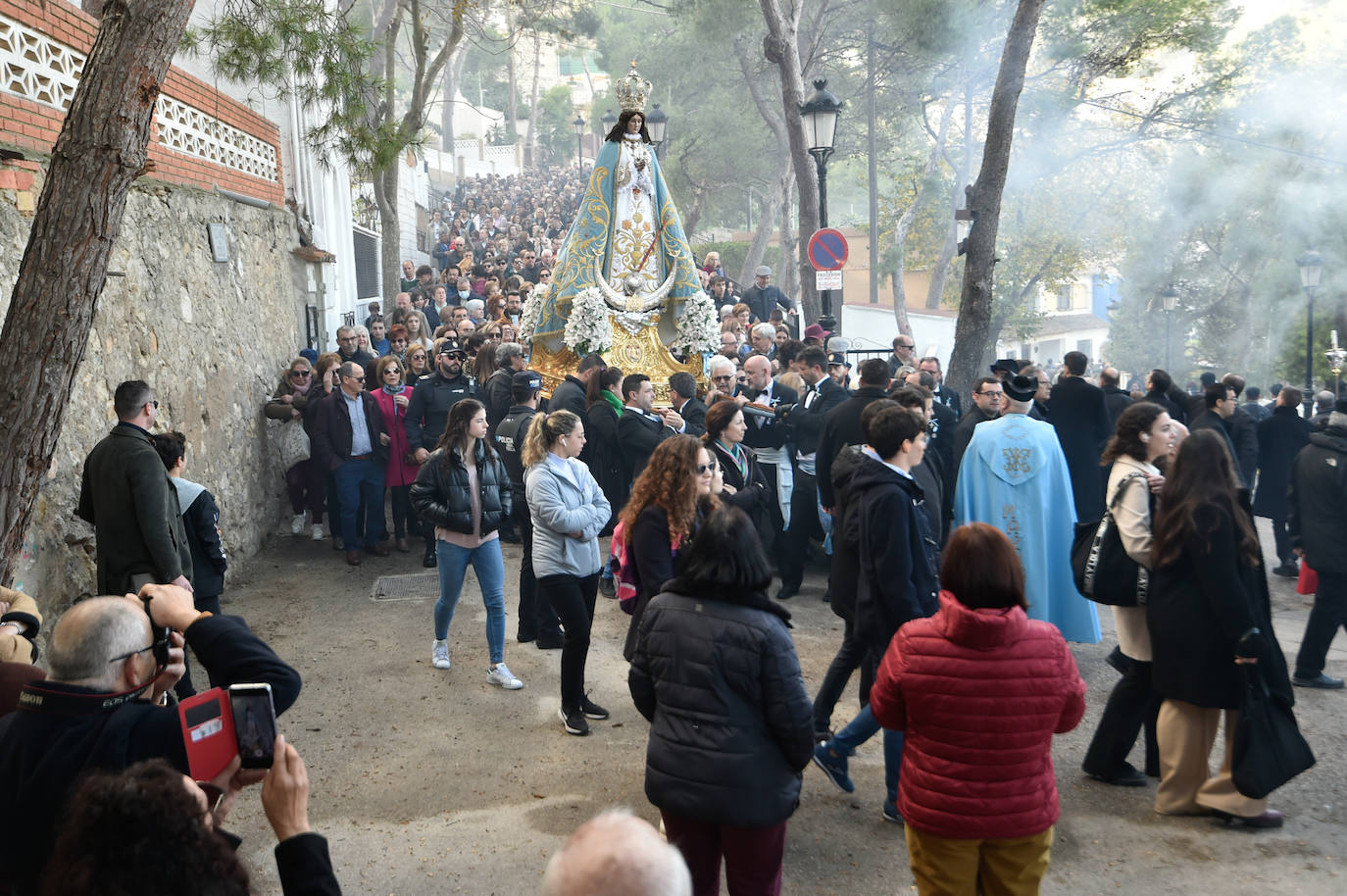 Fotos: La Patrona de Yecla llega a la Basílica en una espectacular Bajada