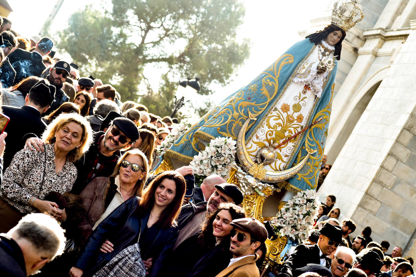 Fotos: La Patrona de Yecla llega a la Basílica en una espectacular Bajada