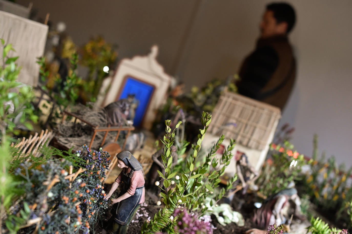 Fotos: El belén de las peñas huertanas de Murcia renueva la mitad de sus escenas