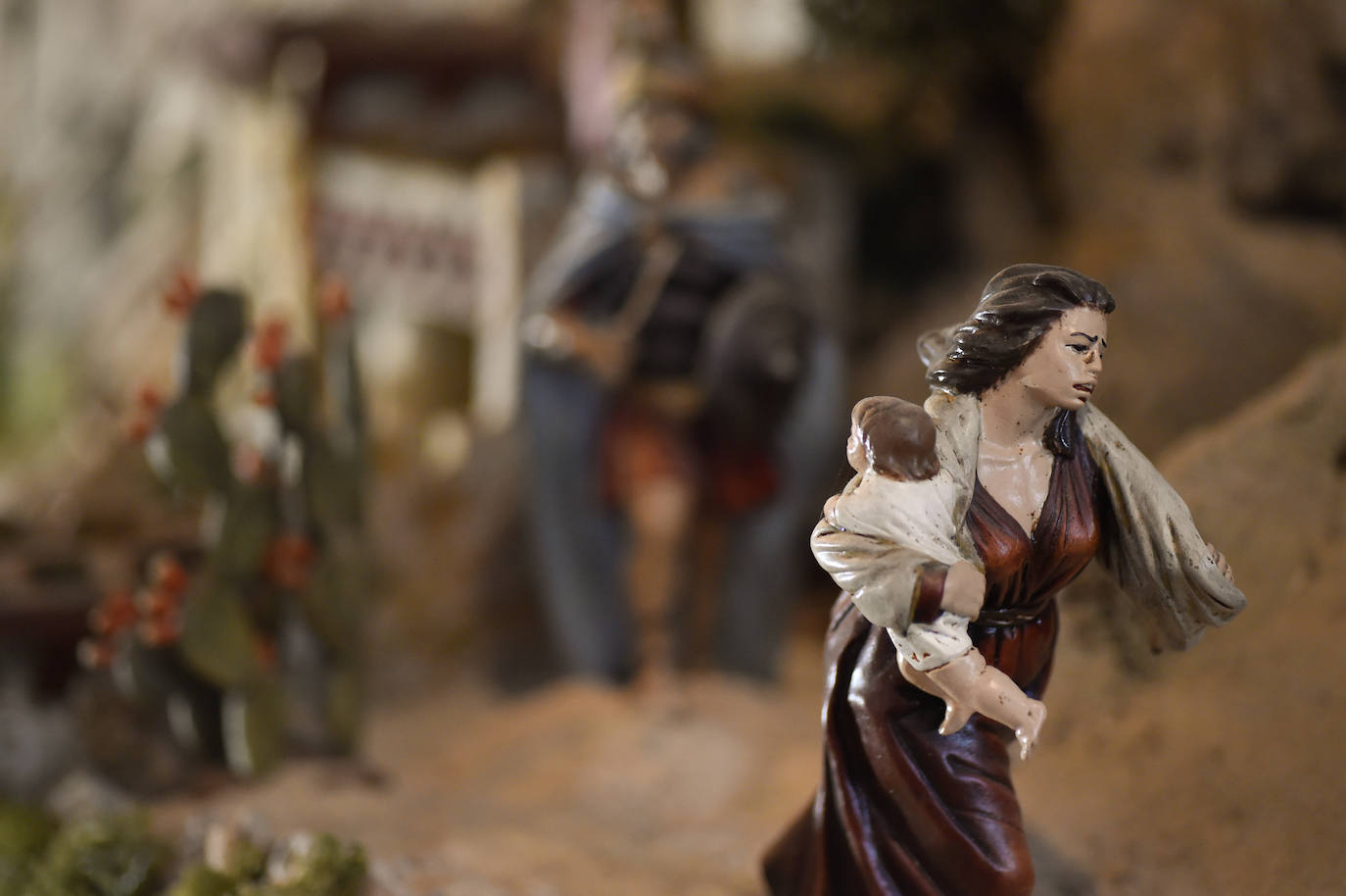 Fotos: El belén de las peñas huertanas de Murcia renueva la mitad de sus escenas