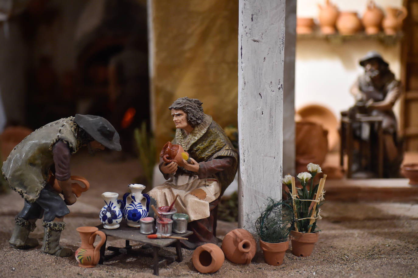 Fotos: La inauguración del Belén de San Esteban, en imágenes