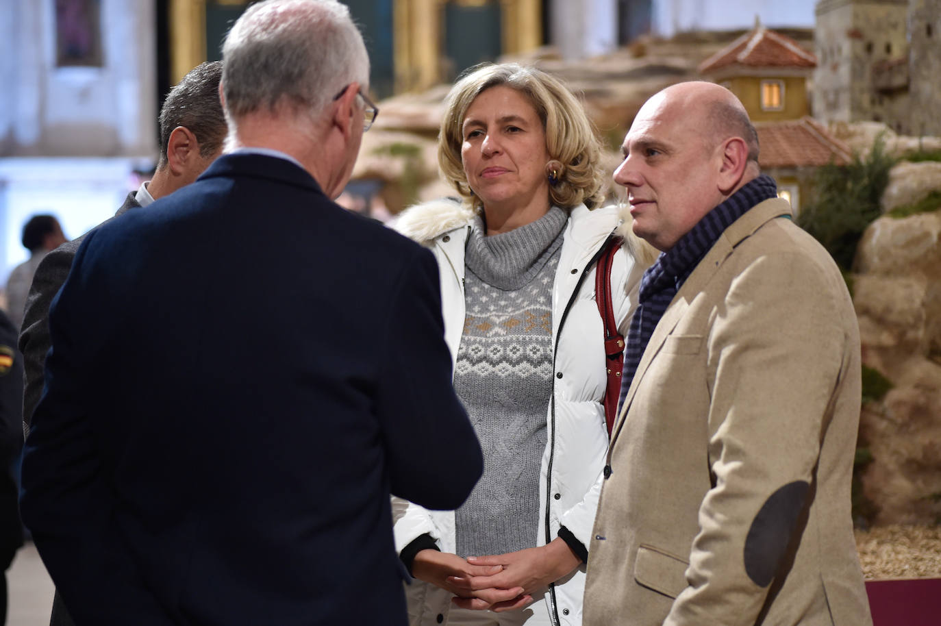 Fotos: La inauguración del Belén de San Esteban, en imágenes