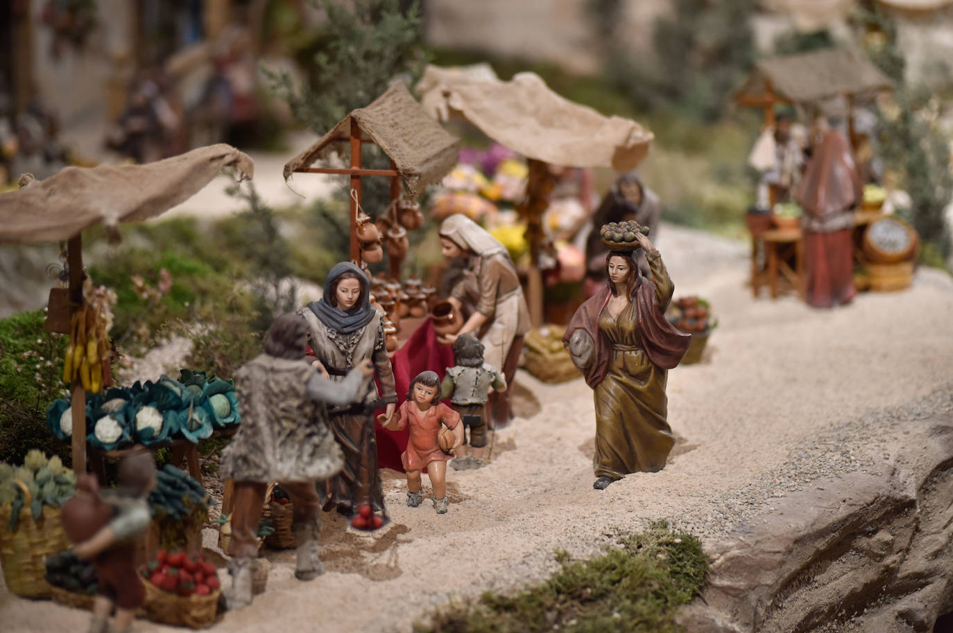 Fotos: La inauguración del Belén de San Esteban, en imágenes