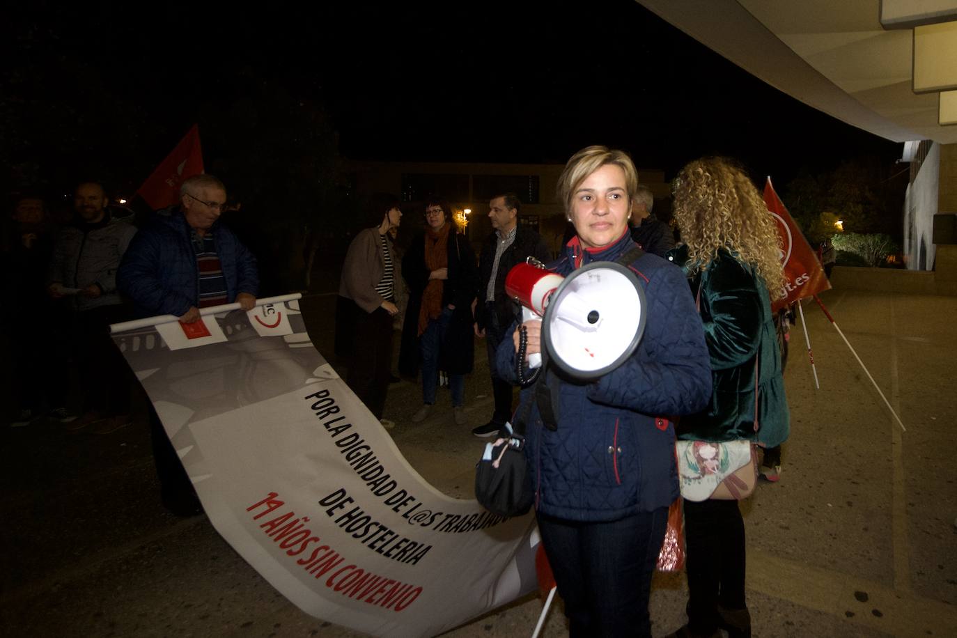 Fotos: Protesta en Murcia por el convenio de hostelería