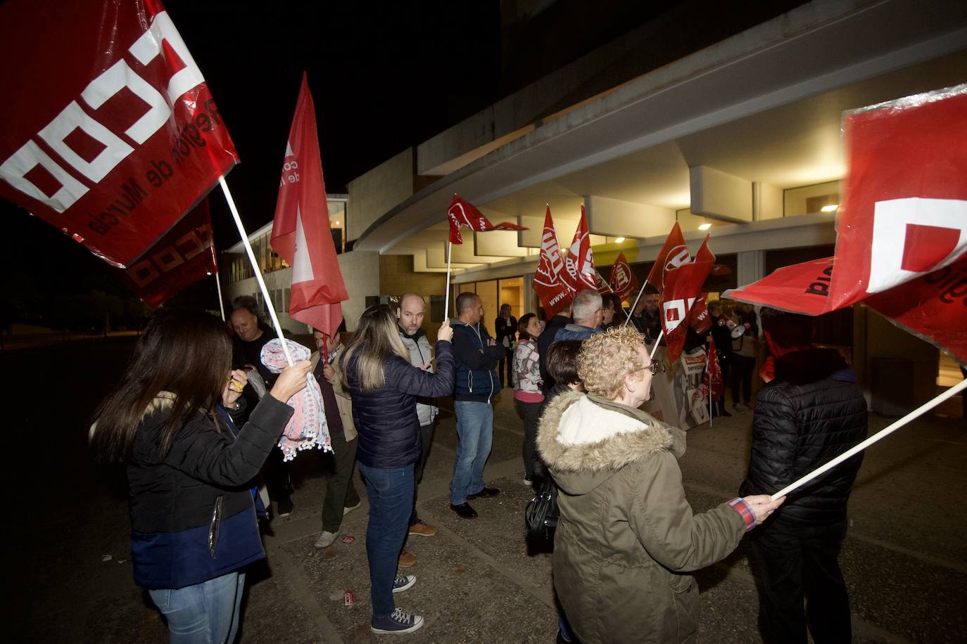 Fotos: Protesta en Murcia por el convenio de hostelería