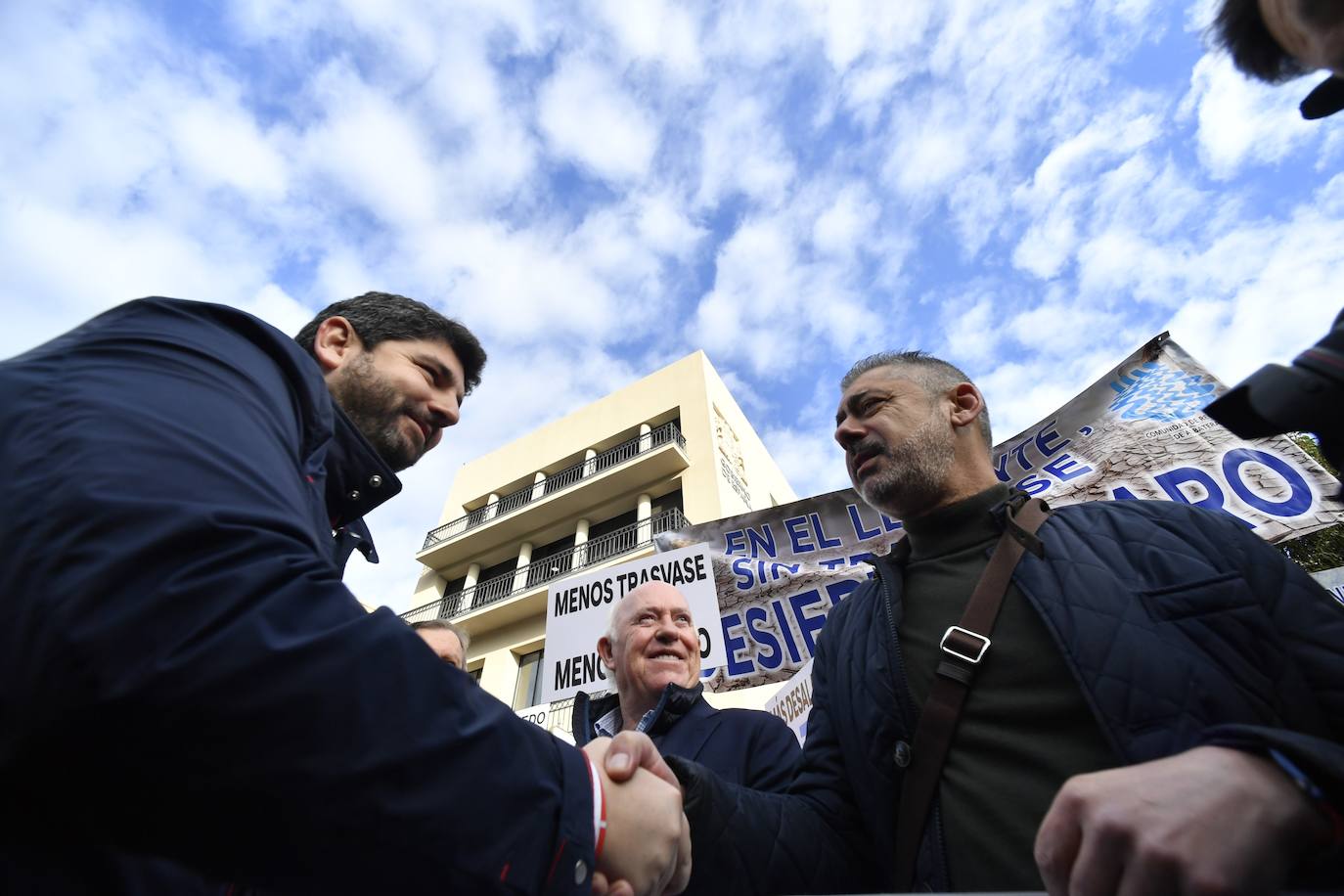 Fotos: Protesta en defensa del Trasvase Tajo-Segura, en imágenes