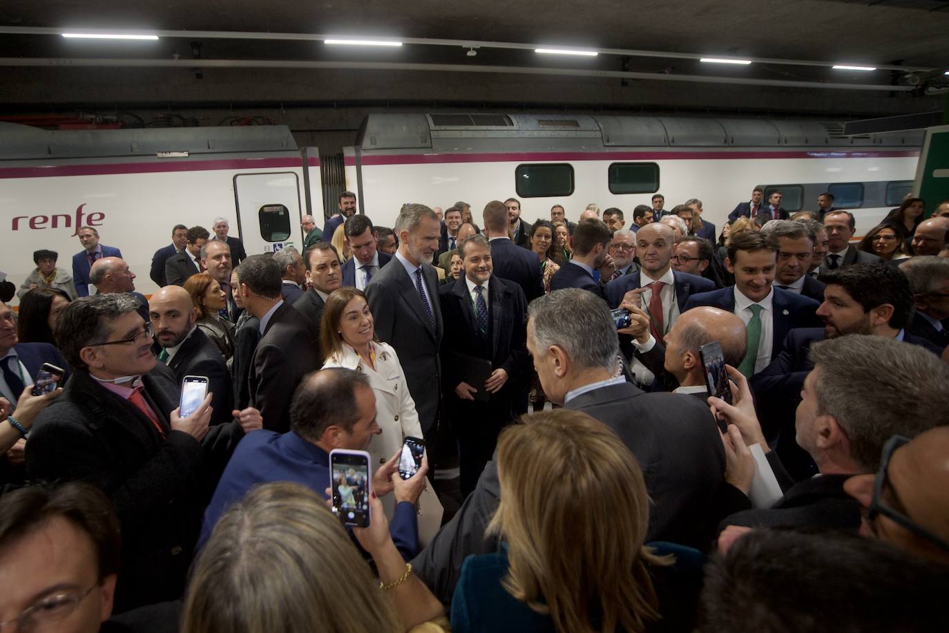 Fotos: Acto de inauguración del AVE Madrid-Murcia