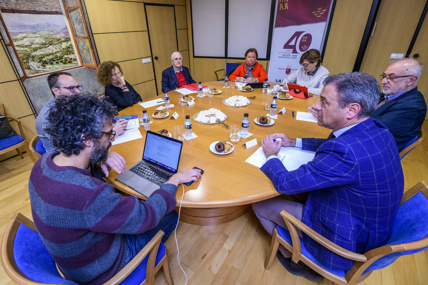 Fotos: La mesa redonda de los 40 años de autonomía, en imágenes