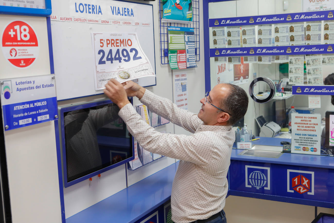 Fotos: Un quinto premio deja más de un millón de euros en Lorca y Fortuna