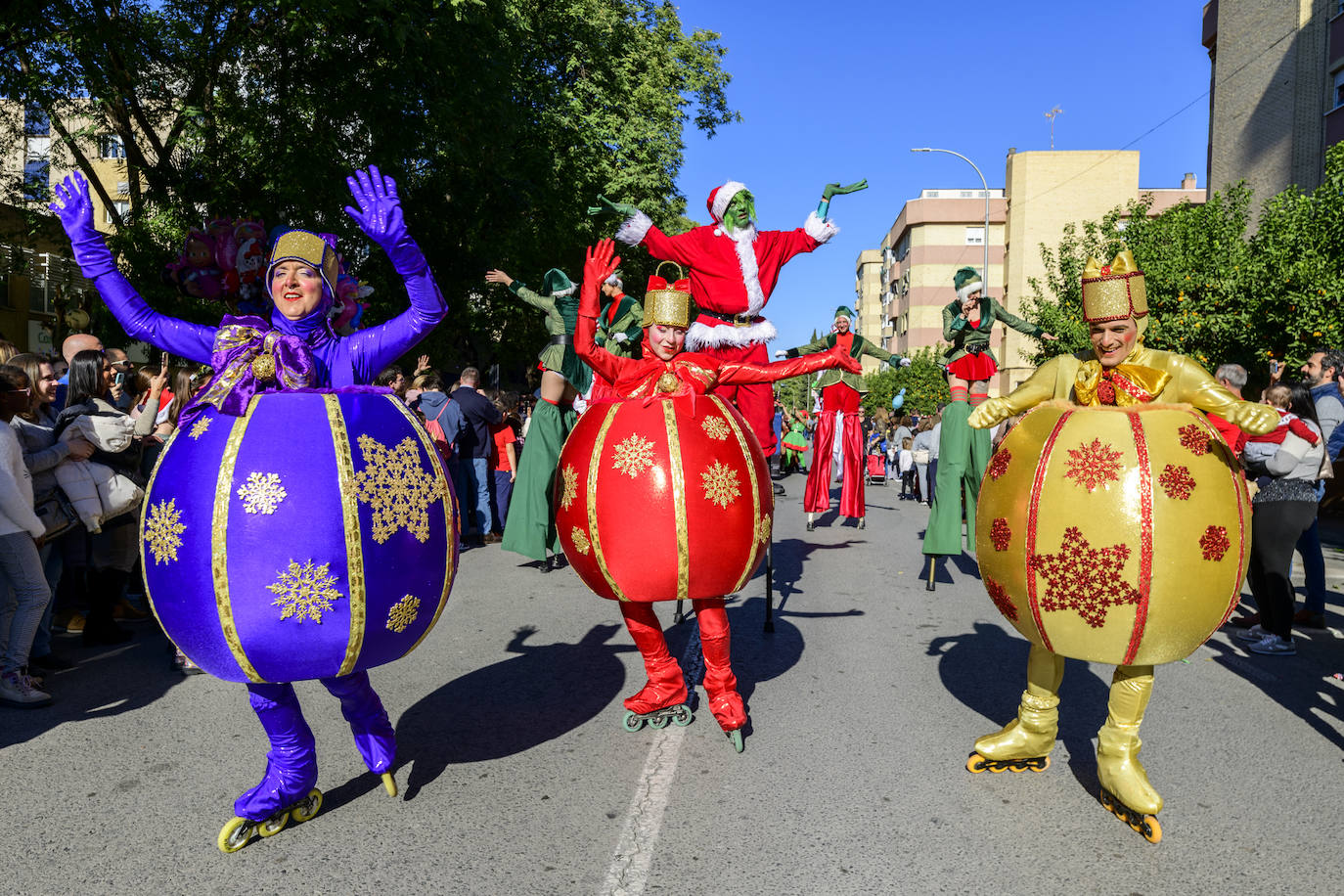 Fotos: El desfile de Papá Noel en Murcia, en imágenes