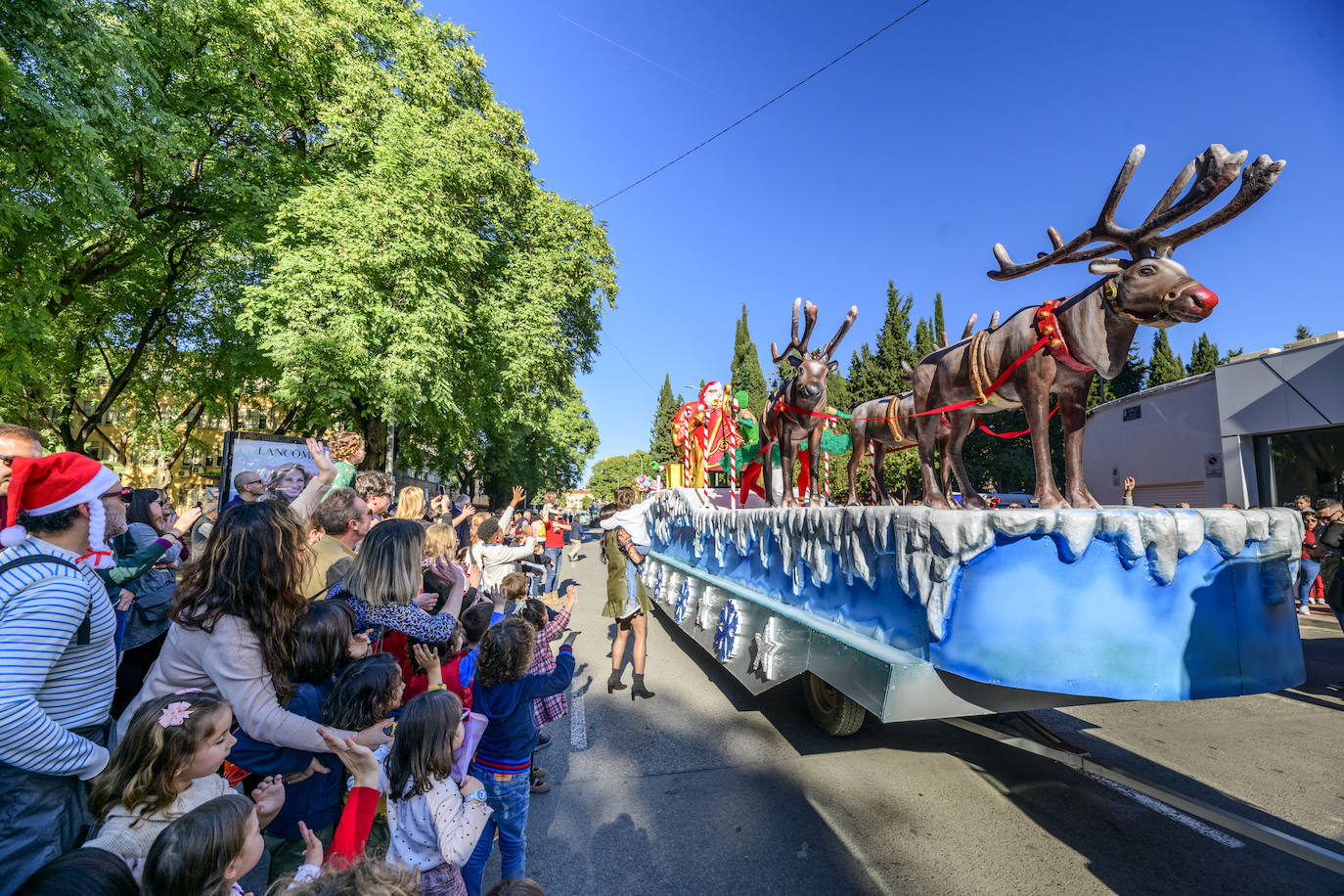 Fotos: El desfile de Papá Noel en Murcia, en imágenes