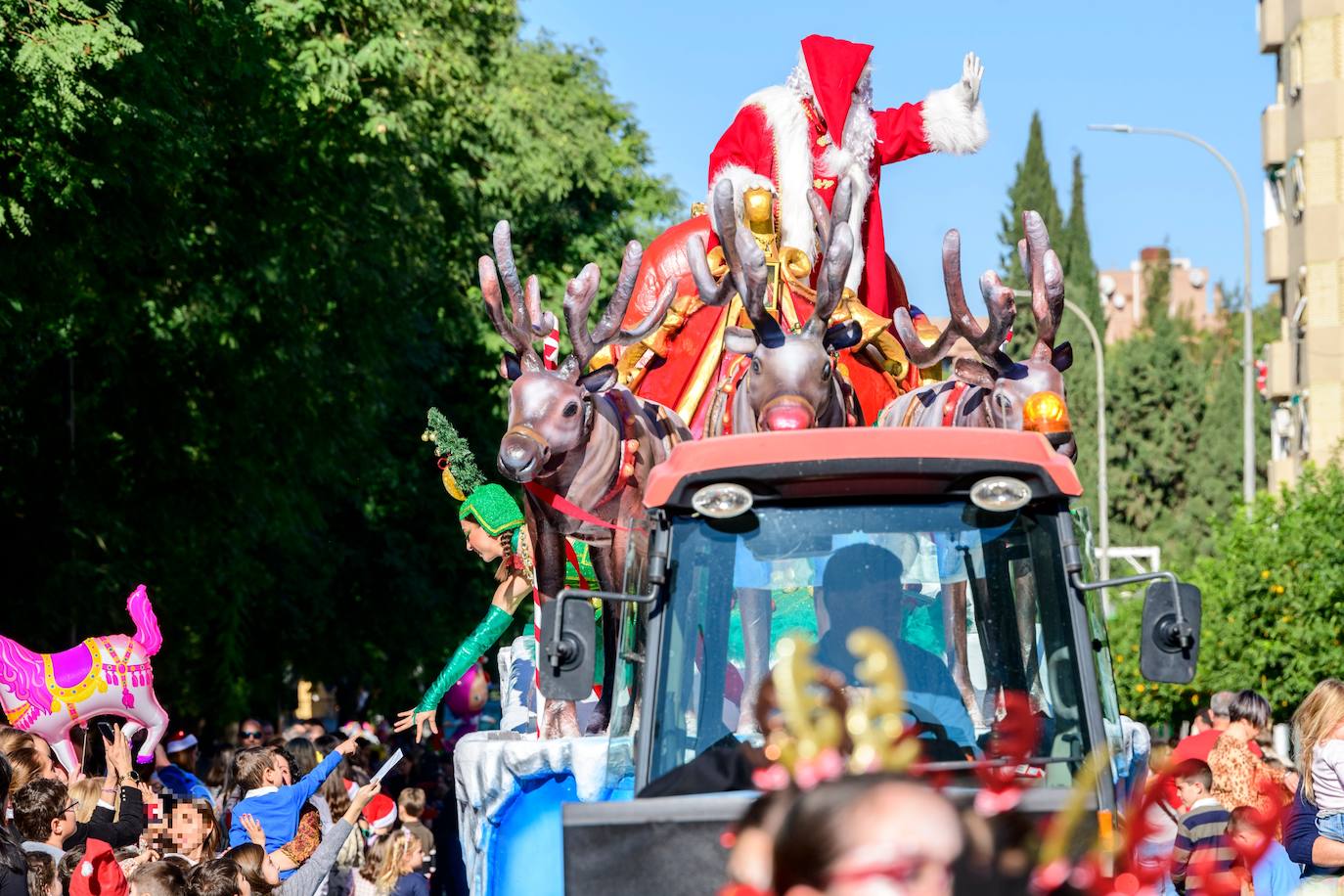 Fotos: El desfile de Papá Noel en Murcia, en imágenes