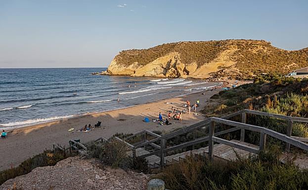 Galería. La playa Carolina de Águilas.